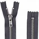Metal zipper